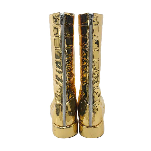 JOJO Dio Brando Cosplay Shoes Golden Boots Costume Accessories