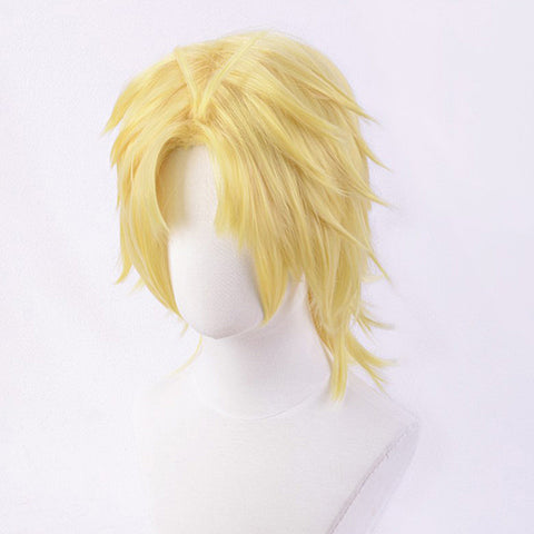 JOJO Dio Brando Cosplay Wigs Golden Wigs Accessories