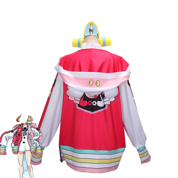 Kids Version Anime One Piece Diva Uta Cosplay Girls Costume Full Set With Headphones