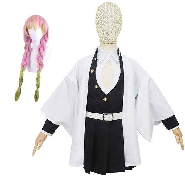 Kids Version Mitsuri Costume Girls  Kanroji Cosplay Costume Uniform Outfit
