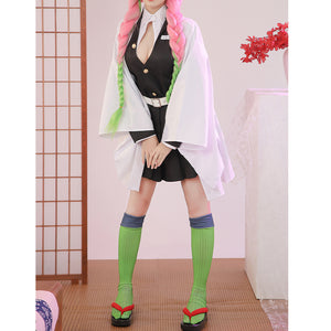Love Hashira Costume Mitsuri Cosplay Costume Dress For Kids And Adults Halloween Costume Outfit Set