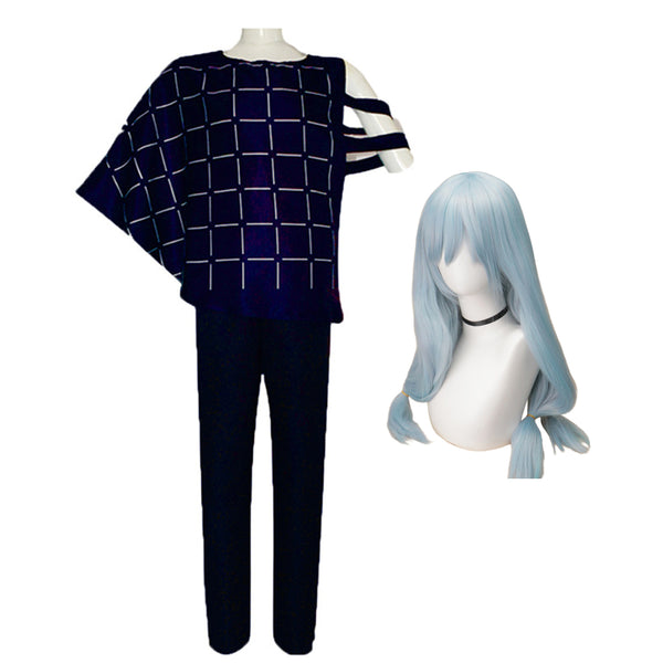 Mahito Whole Set Costume With Wigs Halloween Cosplay Outfit Set