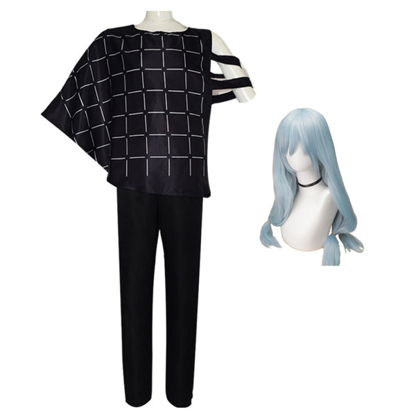 Mahito Whole Set Costume With Wigs Halloween Cosplay Outfit Set