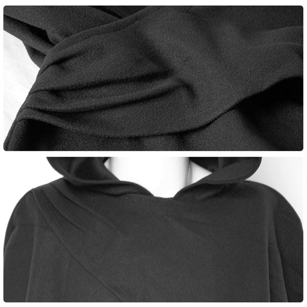 Medieval Cloak Men Renaissance Costume Cloak with Hood Halloween Cosplay Outfit