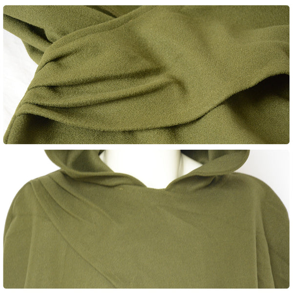 Medieval Cloak Men Renaissance Costume Cloak with Hood Halloween Cosplay Outfit