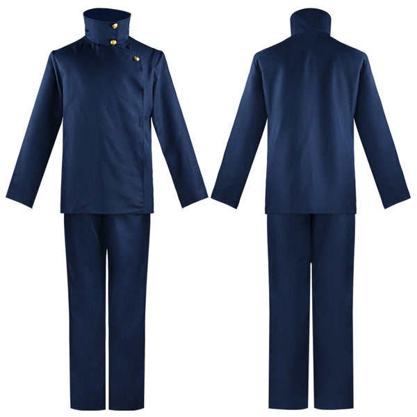 Toge Inumaki Student Uniform Costume+Wigs+Boots Whole Set Halloween Cosplay Outfit