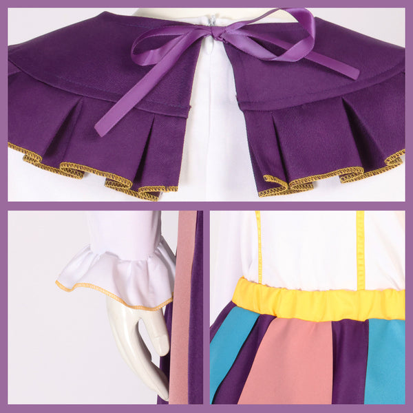Mrs Potts Costume Dress With Hat Women Girls Halloween Cosplay Outfit