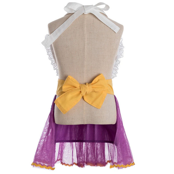 Mrs Potts Costume Teapot Costume Apron with Hat Halloween Party Costume