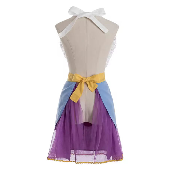 Mrs Potts Costume Teapot Costume Apron with Hat Halloween Party Costume