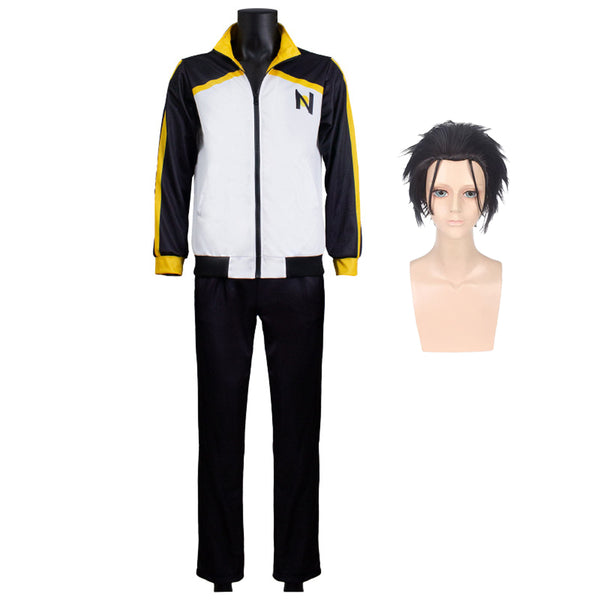 Natsuki Subaru Cosplay Costume Sportssuit Outfit  Halloween Men Women Anime Cosplay