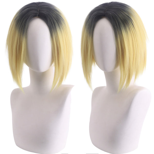 Nekoma Kenma Kozume Uniform Costume+Wigs Sports Suit Halloween Costume Outfit