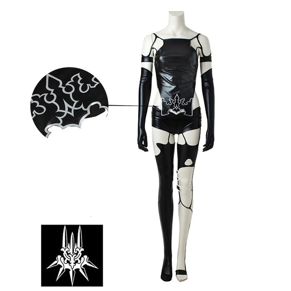 NieR:Automata YoRHa Type A No. 2 Cosplay A2 Costume Halloween Cosplay PU Outfit
