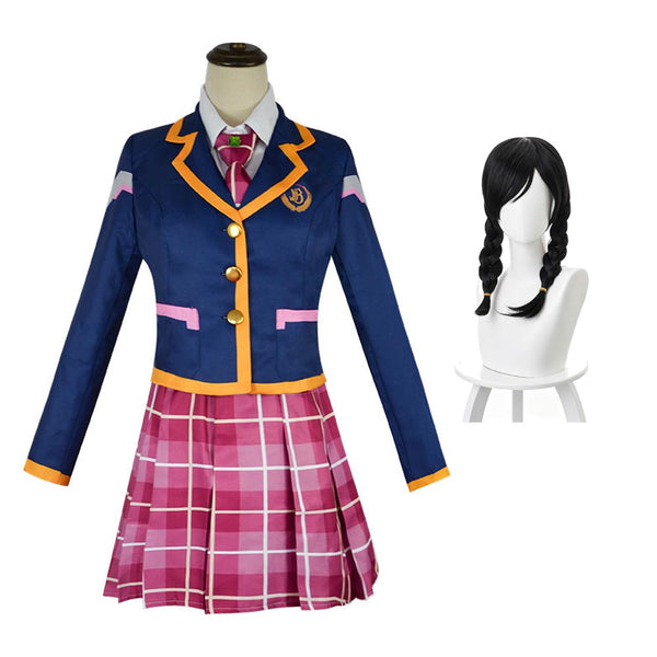OW Dva Academy Costume Suit Halloween Women Girls Party Costume