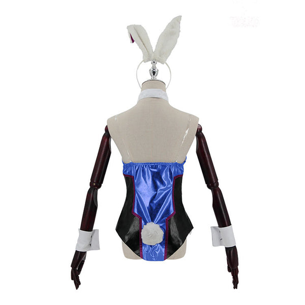OW Dva Bunny Girls Costume Halloween Cosplay Outfit