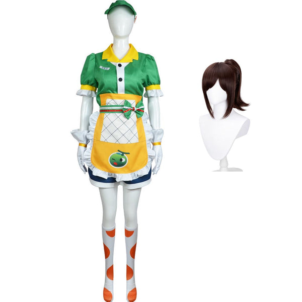 OW Honeydew Mei-Ling Zhou Costume Dress Women Girls Halloween Party Dress Suit