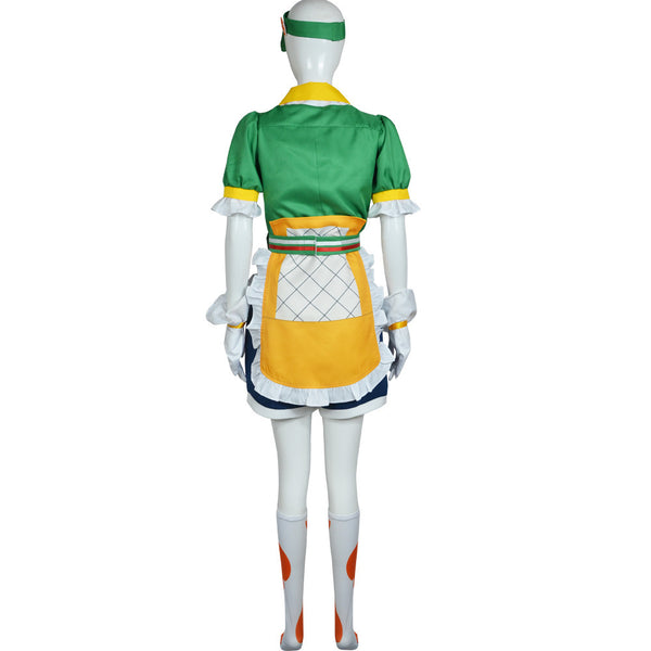 OW Honeydew Mei-Ling Zhou Costume Dress Women Girls Halloween Party Dress Suit