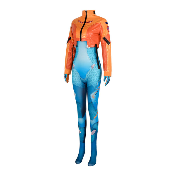 OW Juno Classic Costume Zentai and Jacket Set Women Girls Halloween Costume Jumpsuit Set