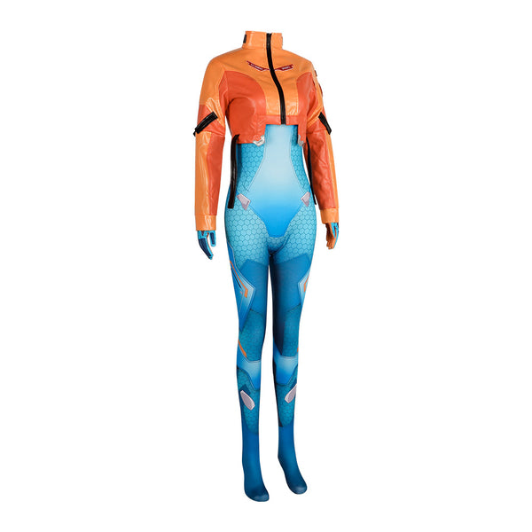 OW Juno Classic Costume Zentai and Jacket Set Women Girls Halloween Costume Jumpsuit Set
