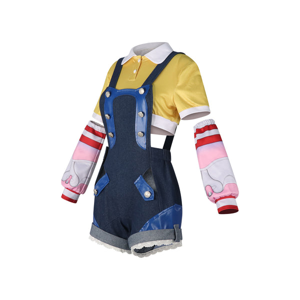OW Juno Kitty Costume Outfit Women Girls Cosplay Suit