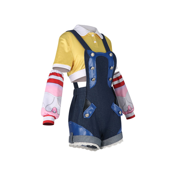 OW Juno Kitty Costume Outfit Women Girls Cosplay Suit