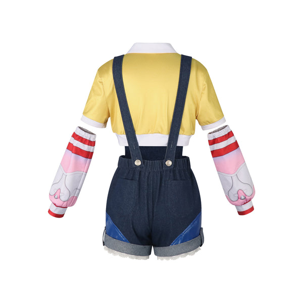 OW Juno Kitty Costume Outfit Women Girls Cosplay Suit