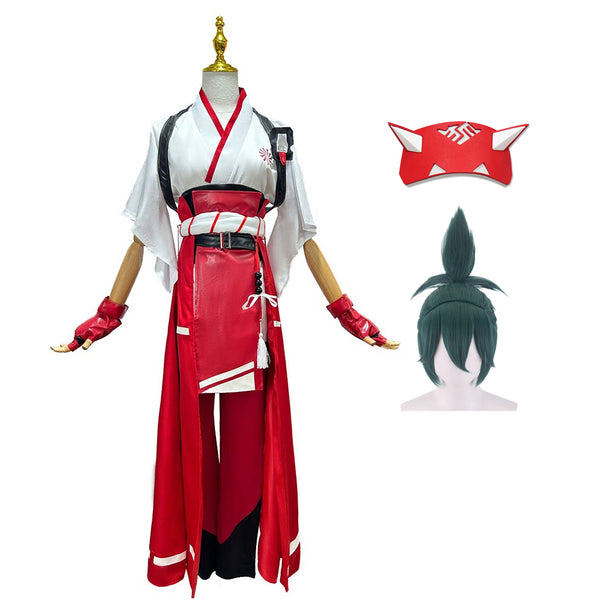 OW Kiriko Kamori Cosplay Costume Women Girls Kimono Halloween Costume Outfit