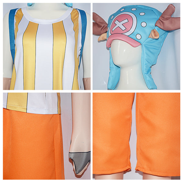 One Piece Chopper Costume Outfit Full Set Halloween Cosplay Costume