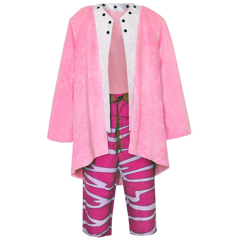 One Piece Donquixote Doflamingo Costume Outfit Halloween Costume