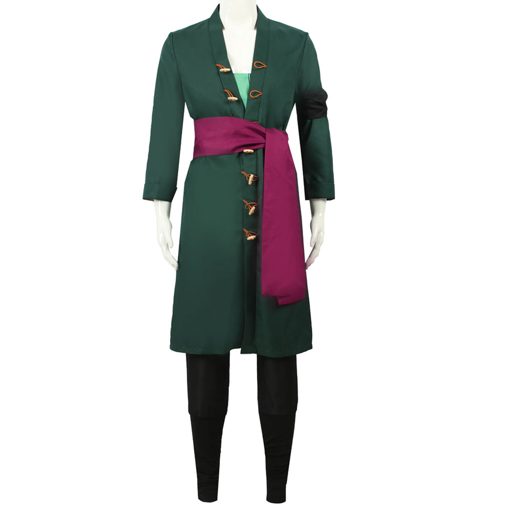 One Piece Roronoa Zoro Costume Halloween Cosplay Outfit