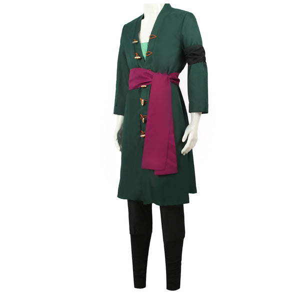 One Piece Roronoa Zoro Costume Halloween Cosplay Outfit