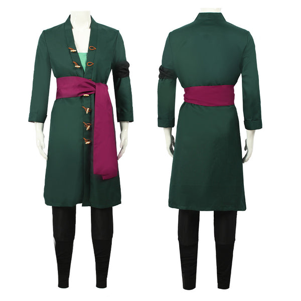 One Piece Roronoa Zoro Costume Halloween Cosplay Outfit