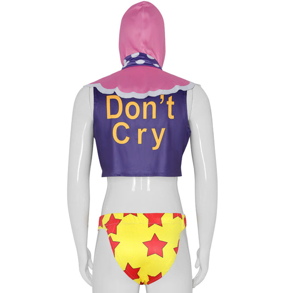 One Piece Senor Pink Costume Halloween Cosplay Outfit