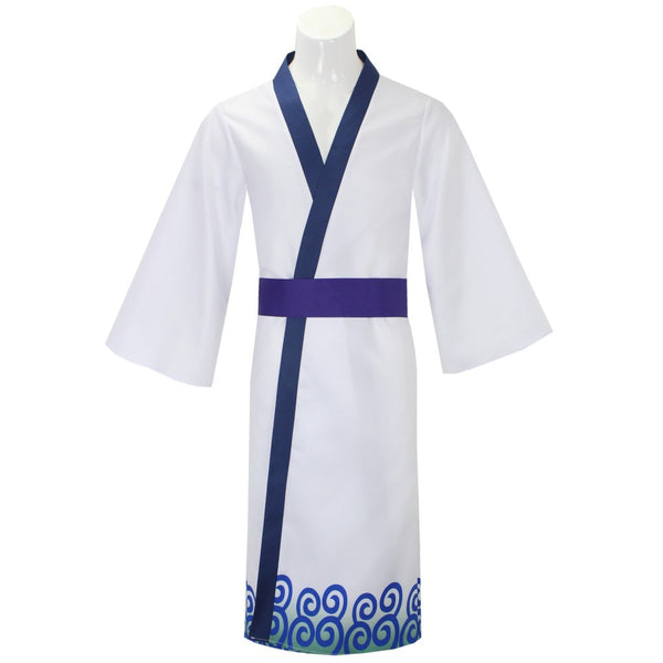 One Piece Wano Country Roronoa Zoro Kimono Robe Costume For Kids and Adults Halloween Carnival Cosplay Outfit
