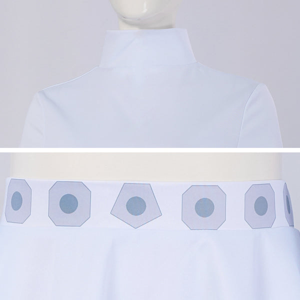 Princess Cosplay Leia Costume Girls Women Short White Dress Crop Top Skirt Suit Outfit