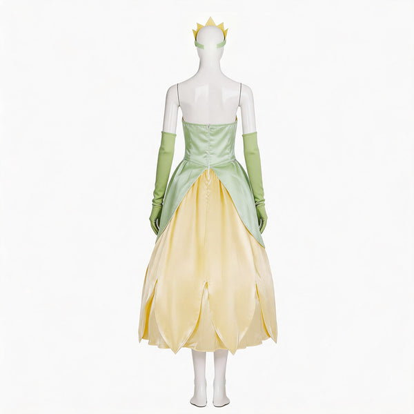 Princess Costumes Women Dress Up Tiana Girls Fancy Halloween Christmas Party