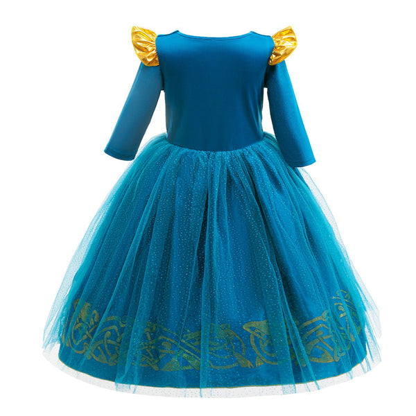 Princess Dress Costumes for Little Girls Dress Up Cosplay Fancy Halloween Carnival Christmas Party Birthday Outfit