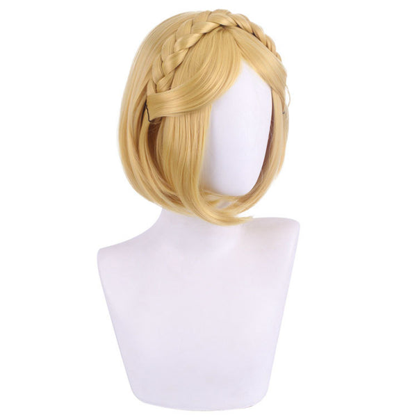 Princess Zela Costume Wigs Golden Cosplay Wigs Accessories
