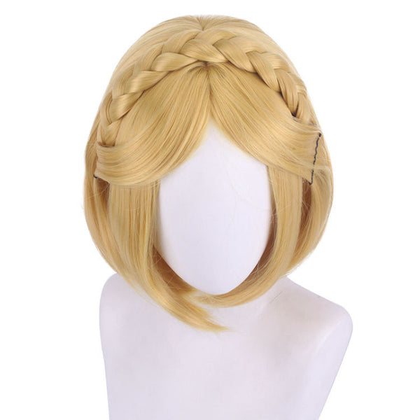 Princess Zela Costume Wigs Golden Cosplay Wigs Accessories
