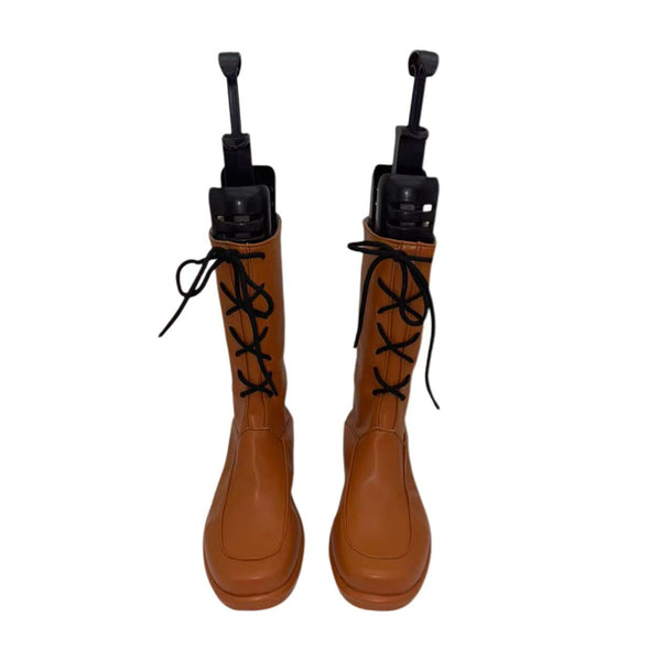 Re0 Season 4 Natsuki Subaru Cosplay Boots Brown Costume Shoes Accessories