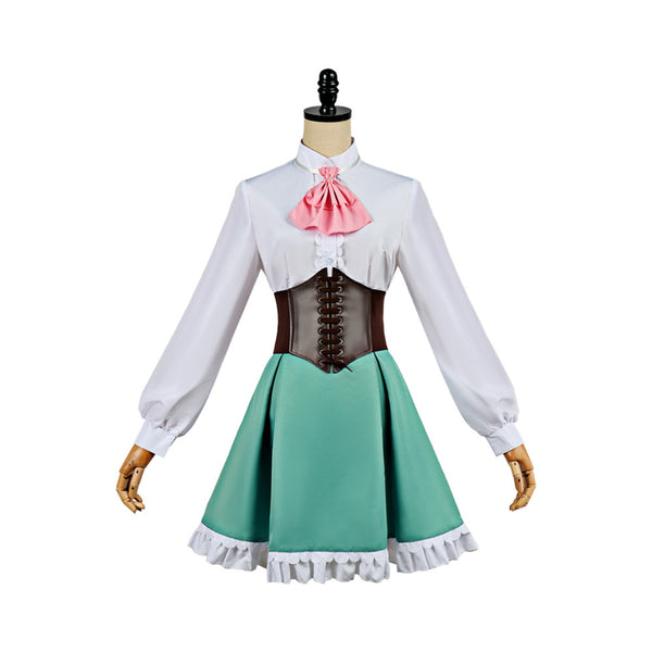 Re0 Season 4 Rem Ram Costume Dress With Cloak Halloween Cosplay Outfit