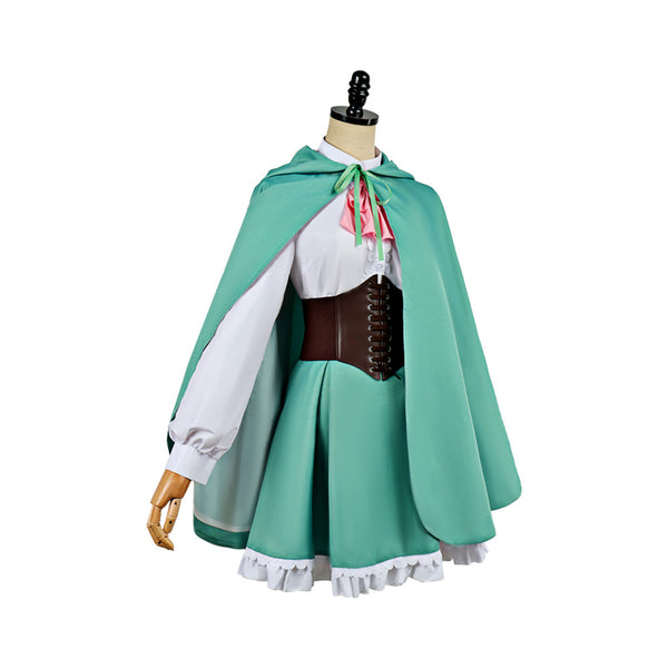 Re0 Season 4 Rem Ram Costume Dress With Cloak Halloween Cosplay Outfit