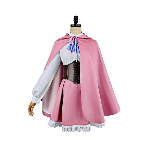 Re0 Season 4 Rem Ram Costume Dress With Cloak Halloween Cosplay Outfit