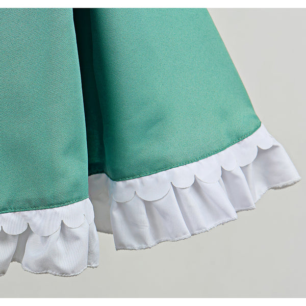 Re0 Season 4 Rem Ram Costume Dress With Cloak Halloween Cosplay Outfit