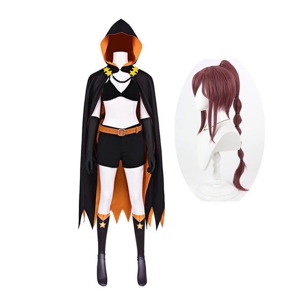 Re0 Season 4 Shaula Costume Bikini Suit With Cloak Women Girls Halloween Costume