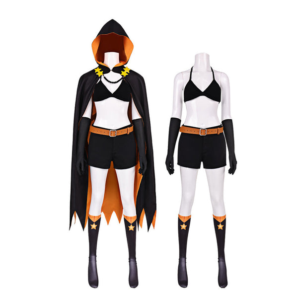 Re0 Season 4 Shaula Costume Bikini Suit With Cloak Women Girls Halloween Costume