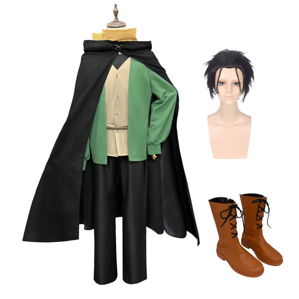 Re0 Season 4 Natsuki Subaru Costume With Wigs and Boots Whole Set Halloween Costume