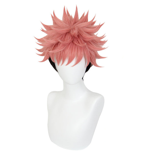 Ryomen Sukuna Cosplay Pink Short Wigs