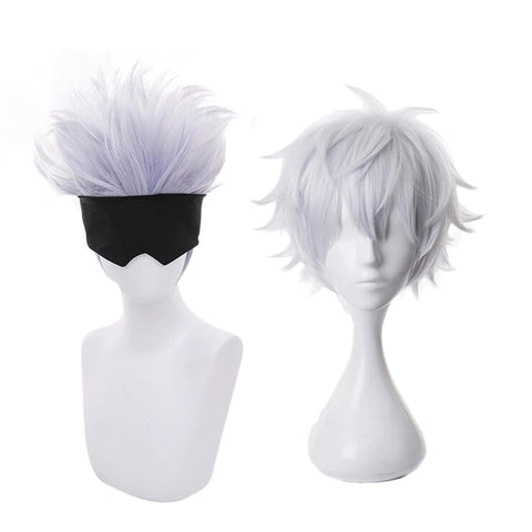 Satoru Gojo Cosplay Wigs Halloween Cosplay Accessories