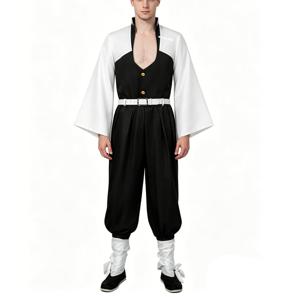 Shinazugawa Sanemi Costume Halloween Cosplay Uniform Outfit
