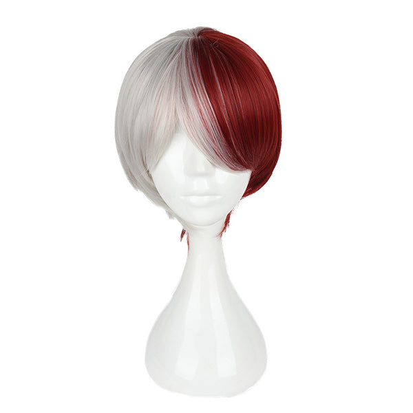 Shoto Todoroki Training Suit Cosplay Costumes With Wigs Costume Set